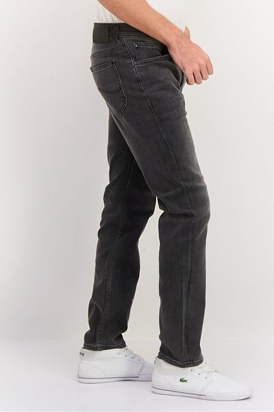 Riders by Lee Men Slim Fit Washed Stretchable Jeans, Washed Grey