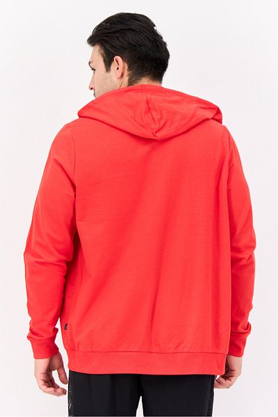 Puma Men Slim Fit Long Sleeve Outdoor Sweatshirt, Red