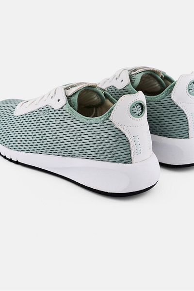Geox Women Lace Up Casual Shoes, Mint