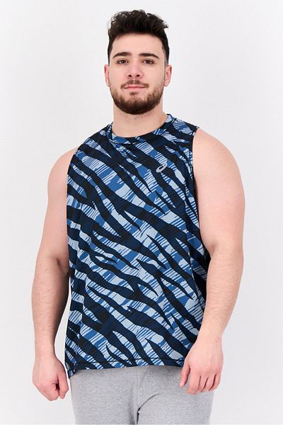Asics Men Regular Fit Short Sleeves Running Vest, Multicolor