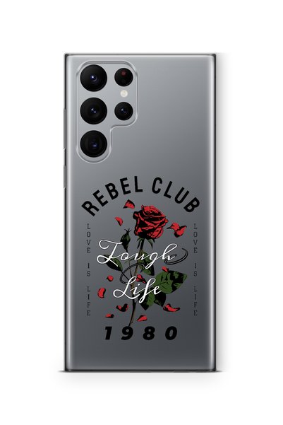 Multitronic Samsung Galaxy S23 Ultra Compatible Rebel Club Design Printed Tra...
