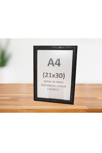 Mitra Clock A4 Size Photo Frame - Fits 21X30 Document and Diploma
