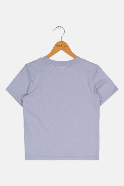 Esprit Kids Boy Short Sleeves Brand Logo T-shirt, Lilac
