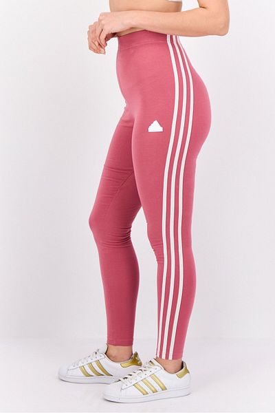 adidas بنطال رياضي نسائي مناسب للأنشطة الخارجية، وردي/أبيض