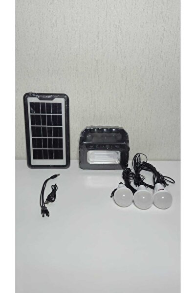 aradıgın Güneş Enerjili 3 Lambalı Aydınlatma Seti