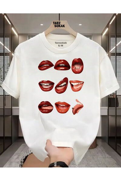 Tarzsokak UNISEX majica Crazy Lips