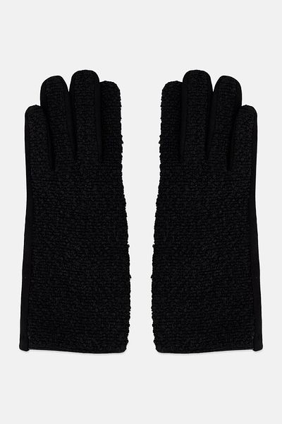 Canada Weather Gear Women Textured Gloves, Black