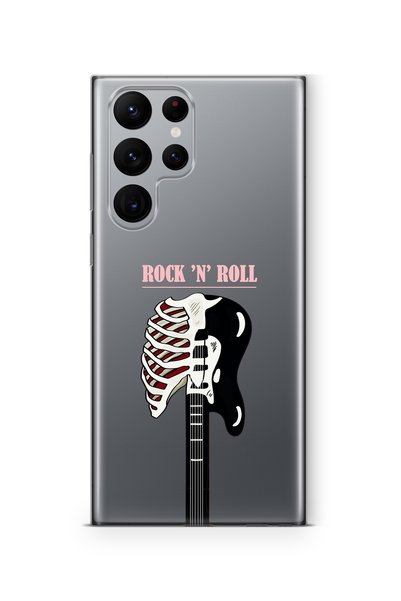 Multitronic Samsung Galaxy S23 Ultra Compatible Rock'N Roll Design Printed Tr...