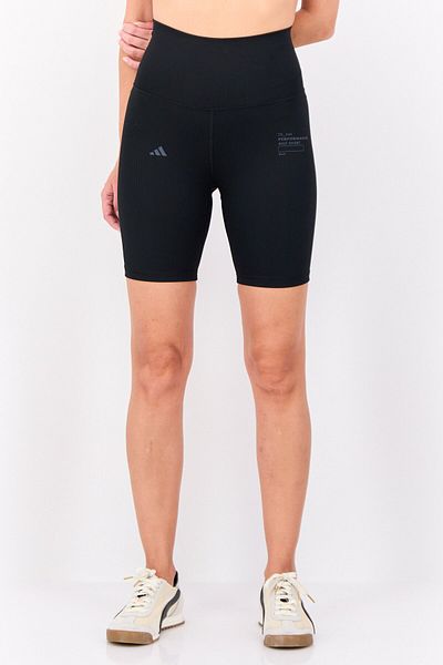 adidas Women Tight Fit High Rise Training Bike Shorts, Black