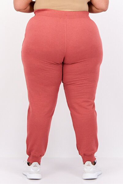 Champion Women Plus Size Brand Logo Outdoor Sweatpants, Rust