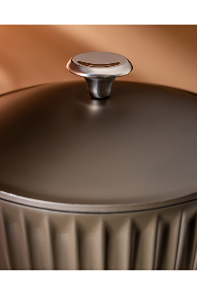 Madame Coco Freya Tencere - Kahverengi - 24 Cm