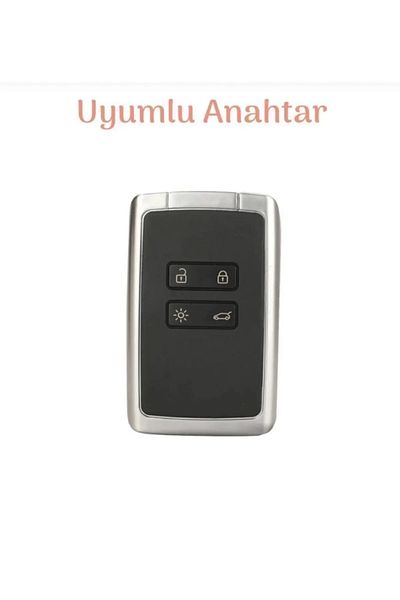 GMA KEYS For Renault Austral Megane 4/Clio 5 Honeycomb Silicone Key Case Cover Black/Red