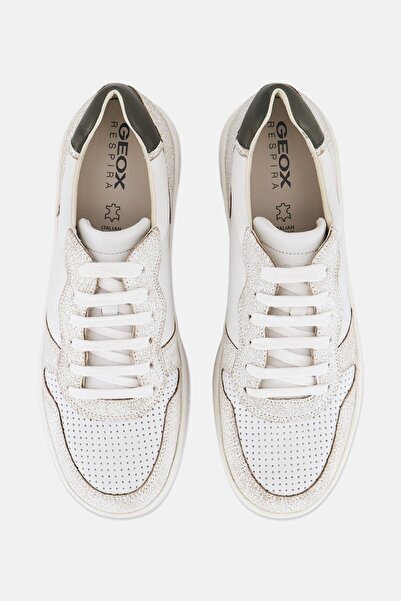 Geox Men Lace Up Casual Shoes, White