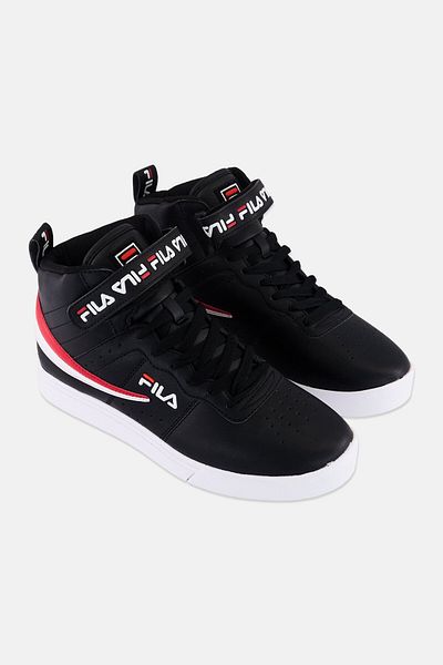 FILA Men Vulc 13 Repeat Logo Velcro Outdoor Shoes, Black