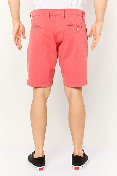 Nautica Men Slim Fit Solid Chino Shorts, Red