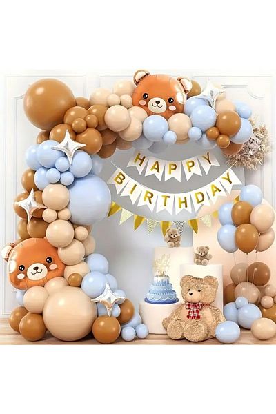CANSIN Bear Birthday Set