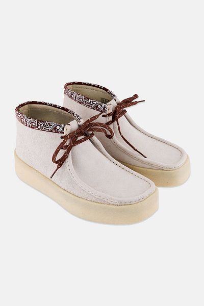 CLARKS Men Standard Lace Up Ankle Boots, White