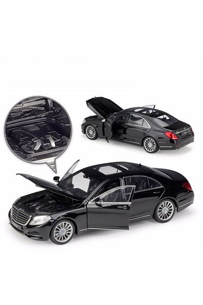 TRUST STORE 1/24 Scale Mercedes-Benz S Class Model Car Black