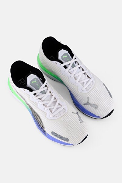Puma Men Velocity Nitro 2 Fade Lace Up Running Shoes, White