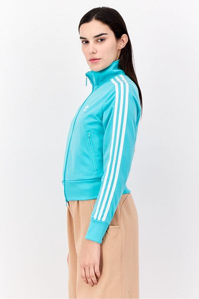 adidas Women Sportswear Fit Outdoor Classics Sweatshirt, Turquoise