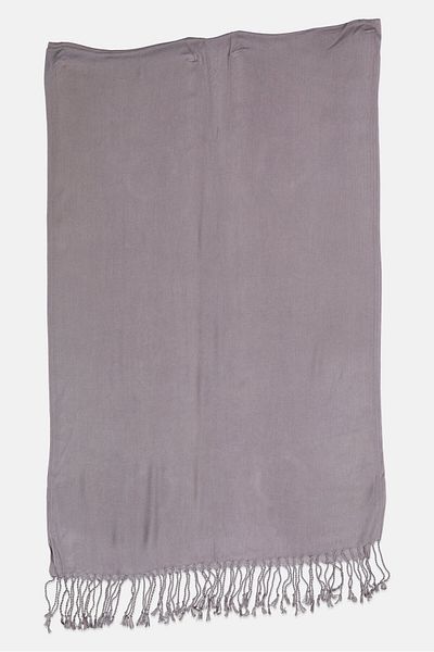 Bebe Women Solid Scarf 200 L X 57 H Cm, Grey