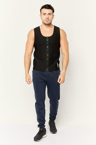 Aduro Sport Men Sportswear Fit Sauna Sweat Vest, Black