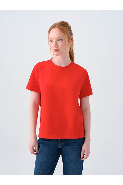 Loft Tricou roșu pentru femei Regular Fit Lf2036285