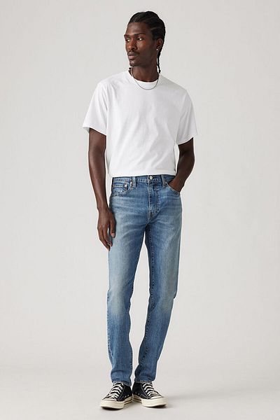 Levi's Lse 512 Βαμβακερό λεπτό κωνικό τζιν κανονική μέση στενή πόδι Ανδρικό T SHIRT A2087