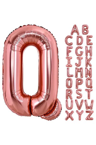 Flippy Balon folie metalică litera Q, pliabil, 100 cm, gonflabil cu heliu sau aer