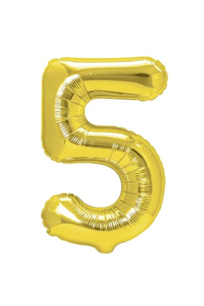 Flippy Balon Flippy, Cifra, 100 cm, , Auriu, Cifra 5