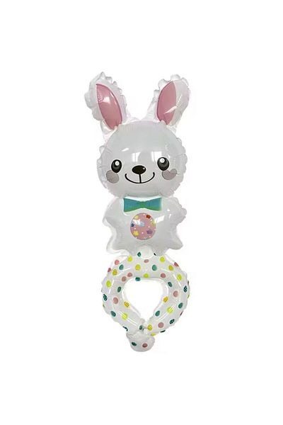 Flippy Balloon, , Animal Figurines, Bracelet Type, Bunny Model, , White