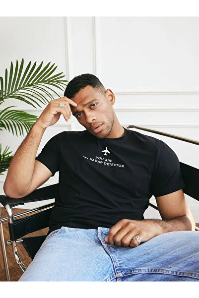 EFFRENATU Tricou unisex cu mânecă scurtă cu decolteu tipărit My Radar