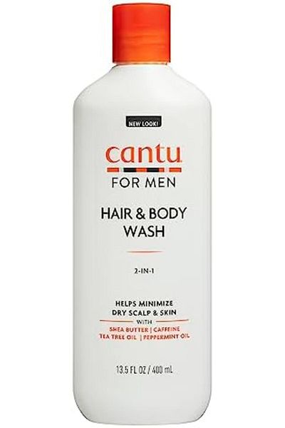 Cantu Men s Cantu 3-in-1 Shampoo, Conditioner, and Body Wash (400ml 13.5oz) - 3 Pieces