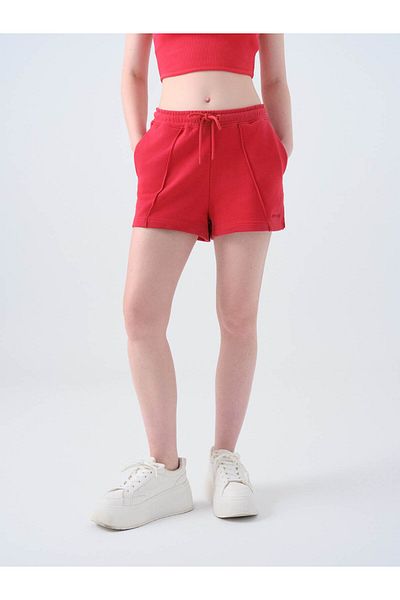 Loft Regular Fit Red Women's Shorts Lf2038692