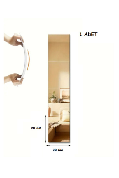 MİNAY HOME DİKKAT AYNA DEĞİLDİR... 1 ADET DEKORATİF PLEKSİ AYNA 20 CM X 20 CM