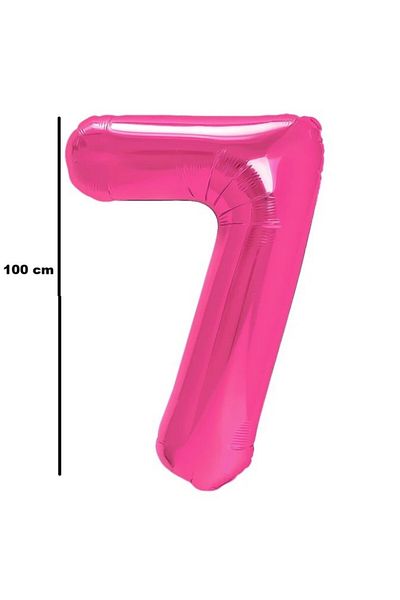 Flippy Balloon, Flippy, Number, Model 7, 100 cm, , Size