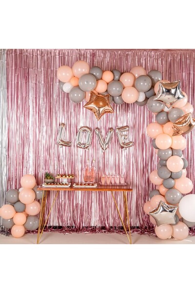 Flippy Metallic Foil Balloon Letter E, 40 cm, Helium or Air, Individual Pack, Straw Included, Silver