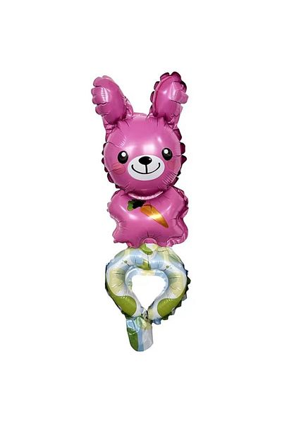 Flippy Balloon, Flippy, Animal Figurines, Bracelet Type, Bunny Model, , Pink