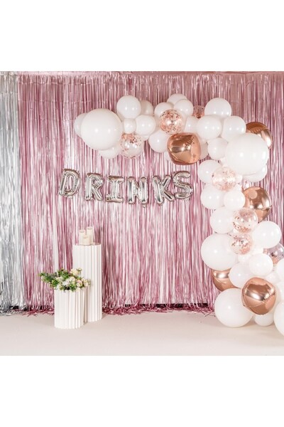 Flippy Metallic Foil Balloon Letter B, 40 cm, Inflate with Helium or Air, Individual Pack, Straw Inc