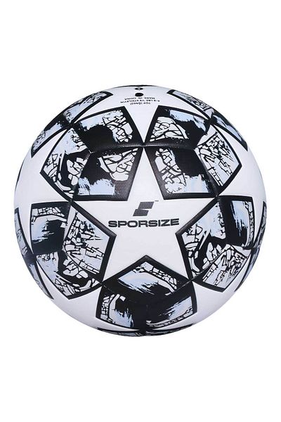 Sporsize Official Dimensions Football Ball Size 5, Pu Leather, Match & Training Use