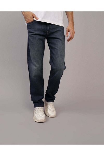 AMERICAN EAGLE بنطال جينز AE AirFlex+ الأصلي المستقيم