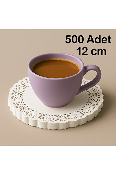 Vitapac Kağıt Dantel Bardak Altlığı 12 Cm / Kahve Fincanı Altlığı Çok Amaçlı ...