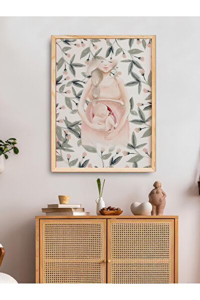 woodhomeworks Hamile Tek Li Salon Ofis Dekor Tablo Hamileyim Ben Ttk