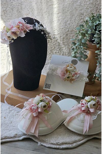 çiğdem kaya design Flower Mother Baby Puerperium Set