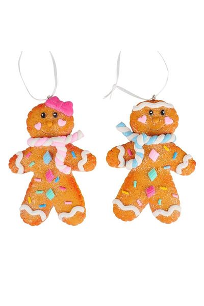Monemel Disney Licensed Christmas Ornaments-Gingerdread X 2