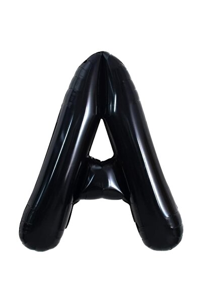 Flippy Metallic Foil Balloon Letter A, Flippy, 40 cm, Helium or Air Inflatable, Individual Packaging, Straw