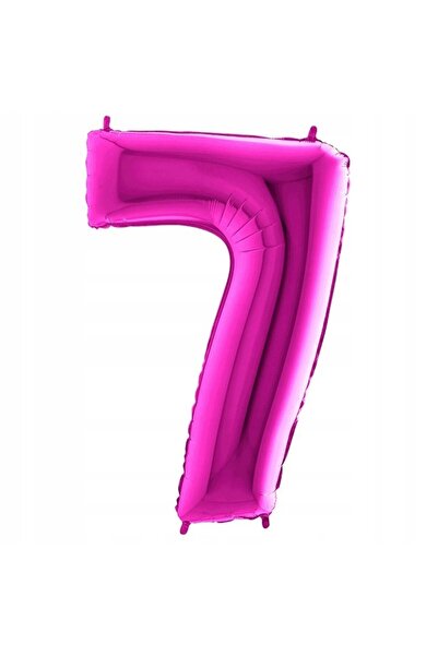 Flippy Balloon in Folie, Flippy, Cifra 7, Tema Aniversare, 81 cm, , Bulk, Mov