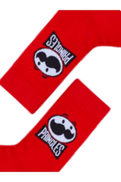 Shuttle Park Special Series Happy Chips Patterned Colorful Socks Fun Comfortable Design Style Socket Seamless Socks