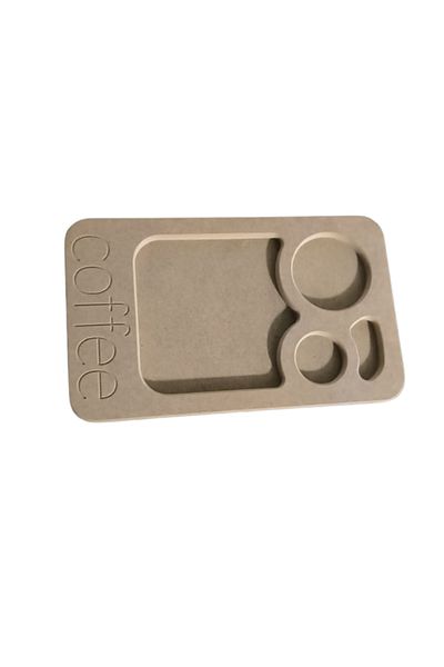 Özka Hobi Ahşap Özka Hobby Coffee Kitchen Set Tray