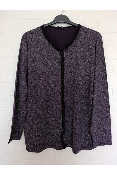 anne moda ankara Full Summer, Thin, Lycra, Viscose Long Sleeve Blouse